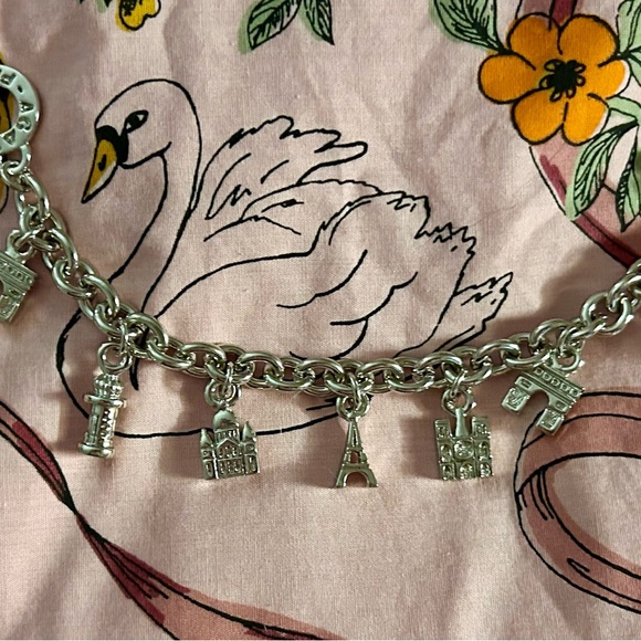 Agatha Paris Jewelry - AGATHA PARIS heavy Paris souvenir charm bracelet rhodium & silver plated